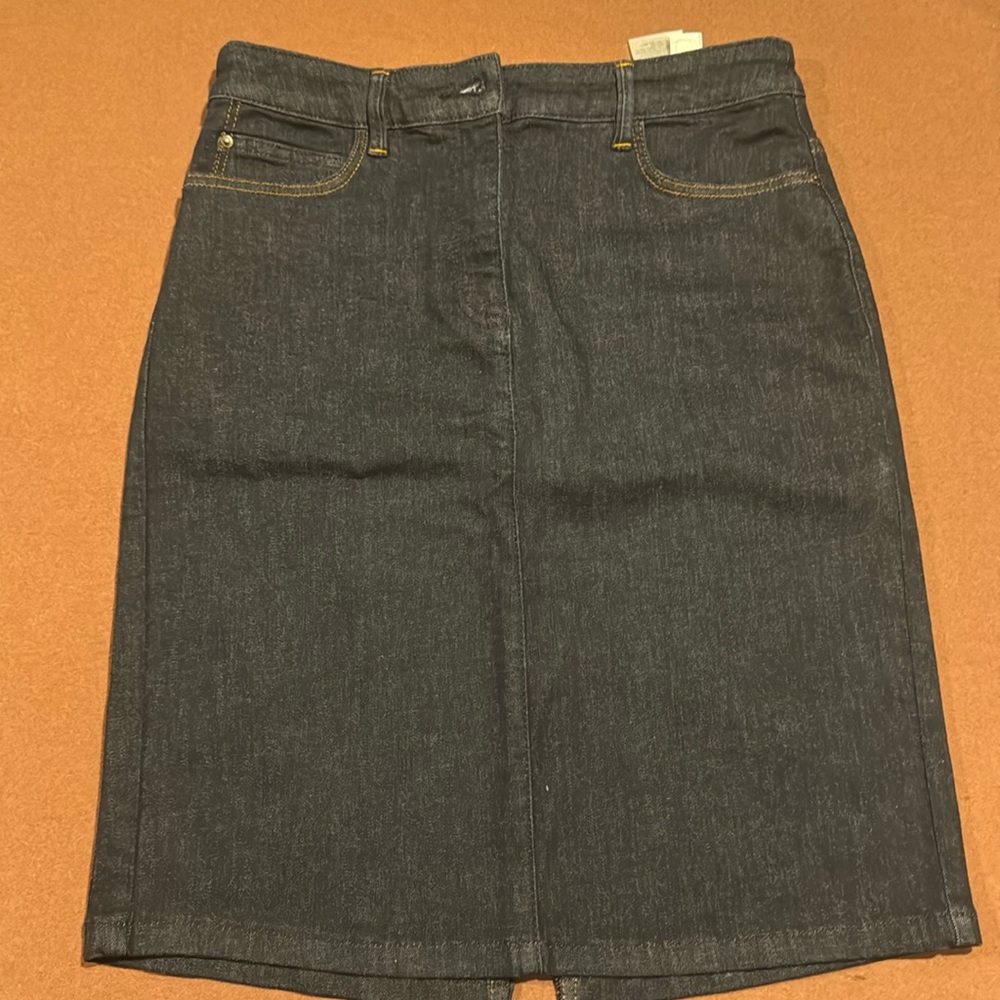 Carolll Paris Denim Skirt. Sz 36 (European) sz 4 US